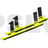 H0107-S Carbon fiber landing gear - Yellow (2pcs)